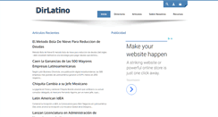 Desktop Screenshot of dirlatino.com